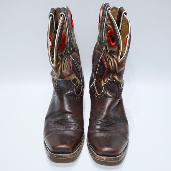 Ariat Ankle Armor 11" Heritage Roper Western Boots Brown Leather Men Size 13D - Picture 8 of 15